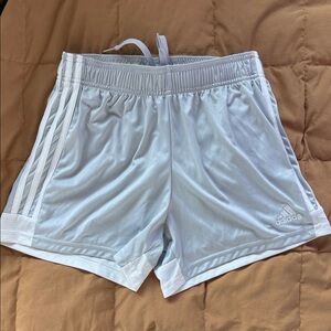 Adidas Women's Silver Athletic Shorts